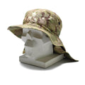 Véritable chapeau de brousse militaire britannique MTP camouflage rabat de cou Panama Boonie hat NEUF