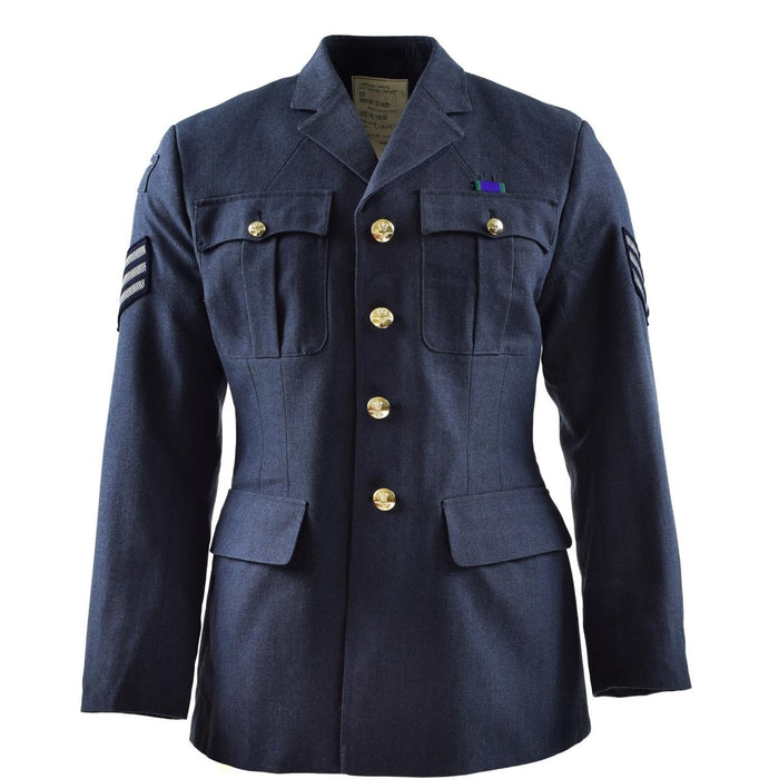 Véritable veste formelle militaire britannique Air Force RAF problème militaire bleu - GoMilitar