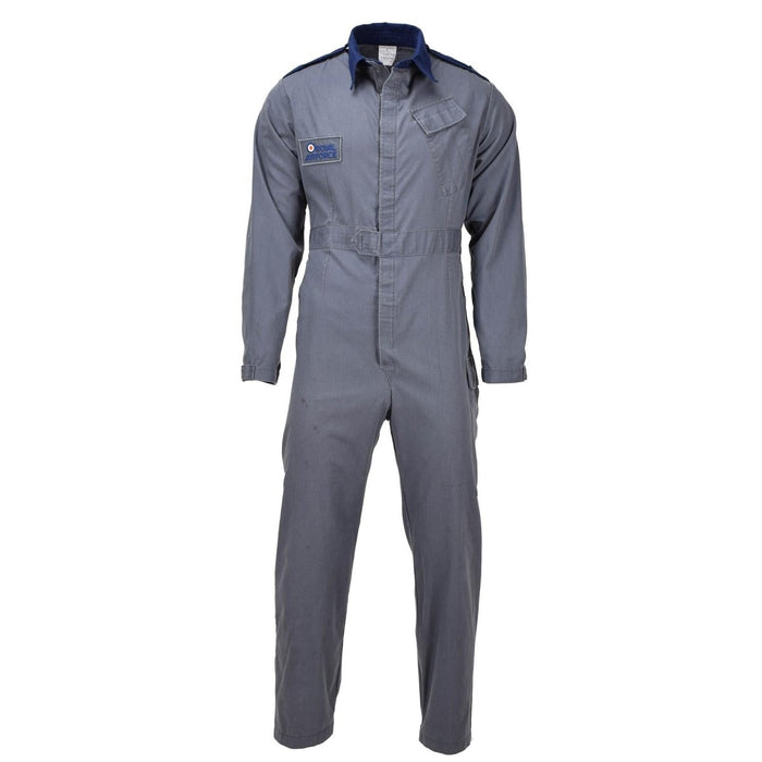 Véritable combinaison des forces aériennes britanniques de la Royal Air Force, uniforme de chaudière, costume pour hommes, bleu - GoMilitar