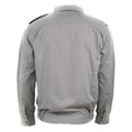 Autentica camicia grigia di cotone bulgaro cotone manica lunga militare non emessa