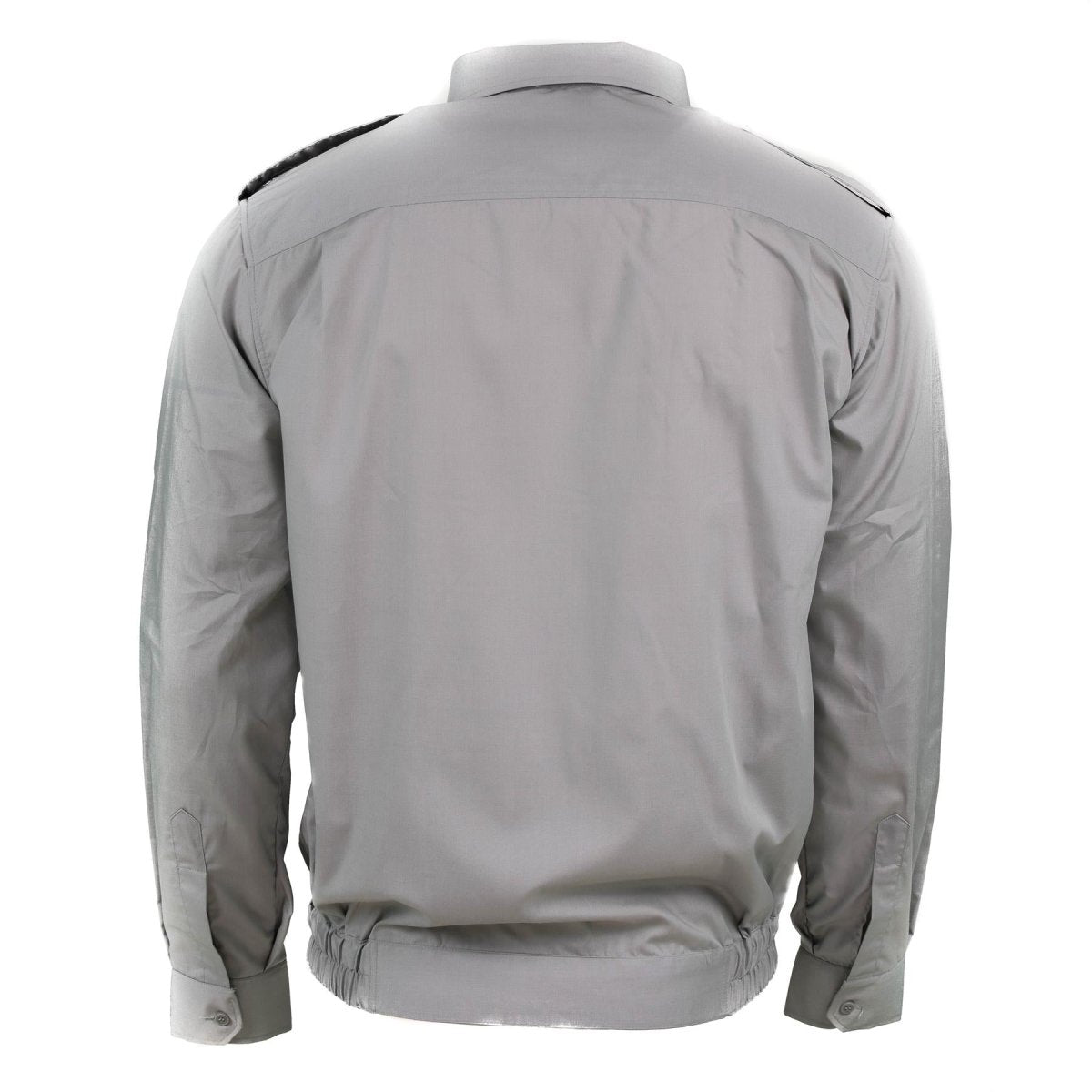 Autentica camicia grigia di cotone bulgaro cotone manica lunga militare non emessa