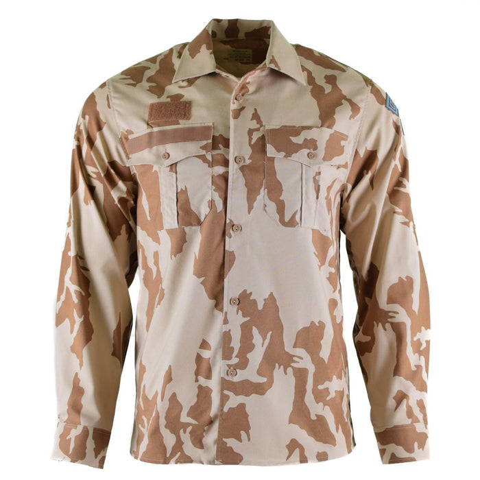 Autentica camicia dell'esercito ceco Desert Camouflage 95 uniforme da campo surplus militare NOVITÀ - GoMilitar