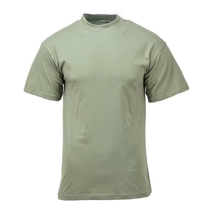 Maglia da campo primo strato a maniche corte verde oliva OD Green dell'esercito ceco originale per uso militare ed esterno