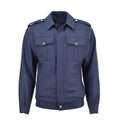 Veste chemisier bleu militaire tchèque authentique, boutons dorés, blouson militaire décontracté, NEUF