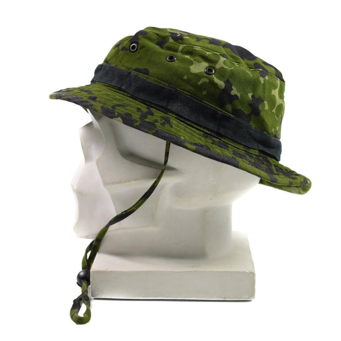 Echte Boonie-Mütze der dänischen Armee, militärische M84 Flecktarn Camo-Dschungel-Sommermütze – GoMilitar