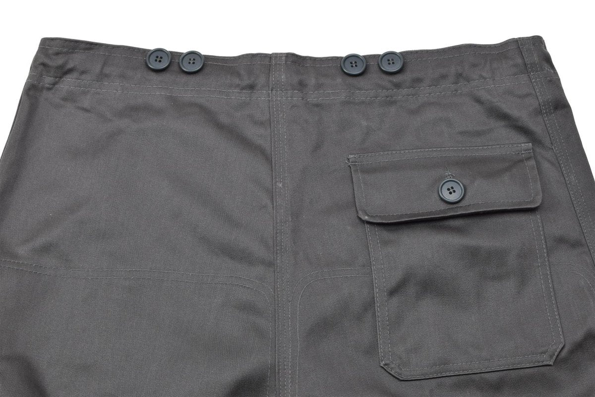 Genuini pantaloni di lavoro grigio dell'esercito m71 genuini pantaloni vintage regolabili nuovi