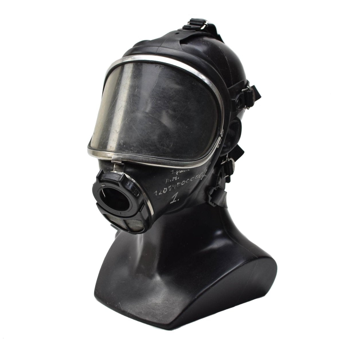 Masque facial Drager Panorama Nova authentique pour pompier, respirateur complet à gaz, noir