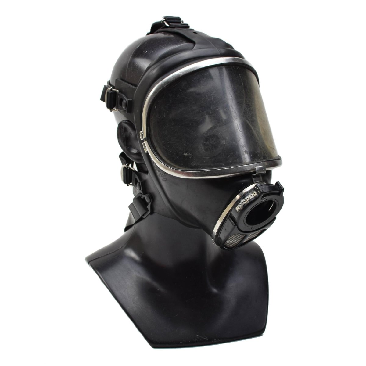 Masque facial Drager Panorama Nova authentique pour pompier, respirateur complet à gaz, noir