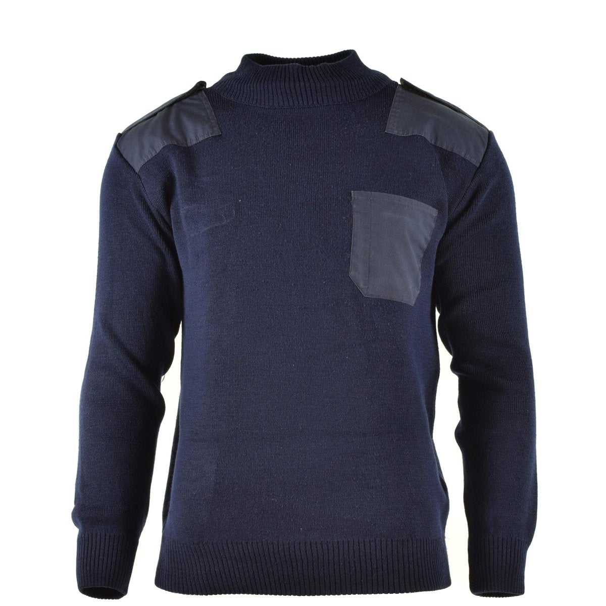 Véritable pull de l'armée néerlandaise Pull bleu Pull militaire Pull col rond Officier
