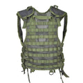Genuine Dutch Military olive reinforced vest 6pcs modular forest molle pouches