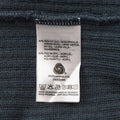 Pull militaire néerlandais authentique en tricot côtelé bleu pour temps froid