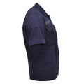 Genuine Dutch military shirts short sleeves buttoned solid blue military surplus