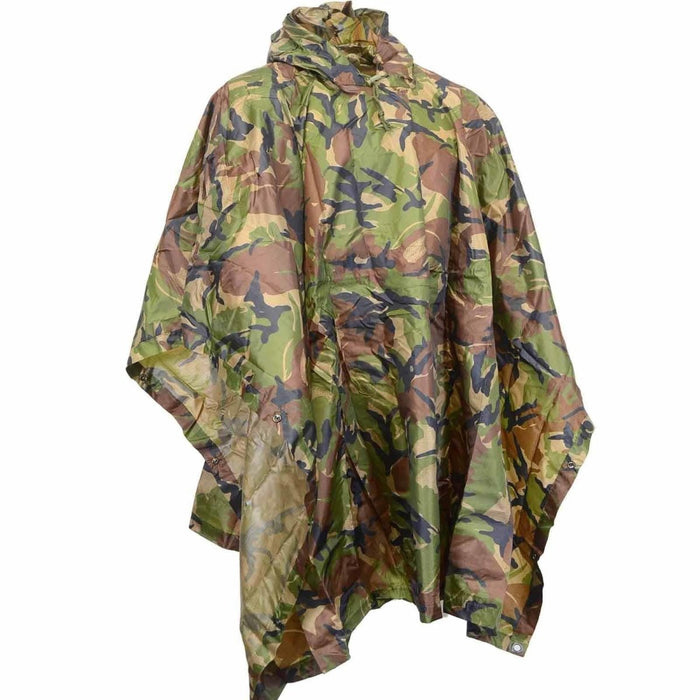 Véritable abri de tente poncho hollandais camouflage DPM matériau imperméable ripstop NOUVEAU - GoMilitar