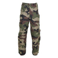 Pantaloni di pioggia dell'esercito francese autentico Trilamini impermeabili in generale con parentesi graffe nuove