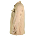 Genuine French army shirt fatigue dead stock chino khaki military poly wool NEW