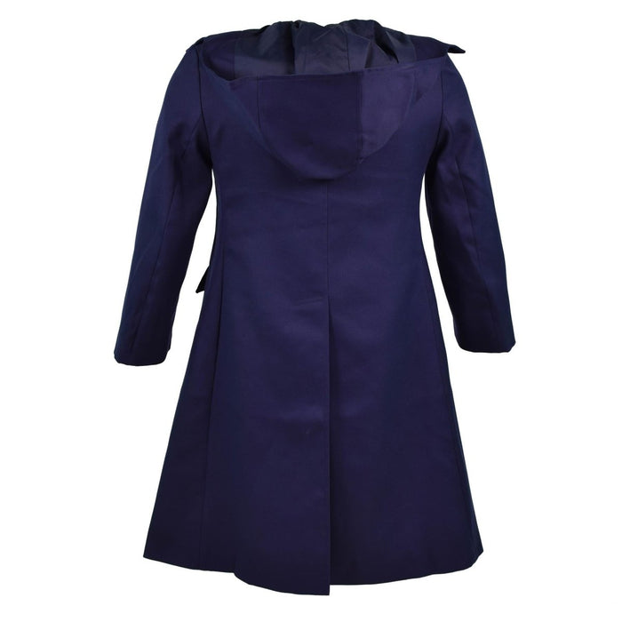 Echter französischer Militärmantel, Armee-Trenchcoat, dunkelblaue Damenjacke, NEU – GoMilitar