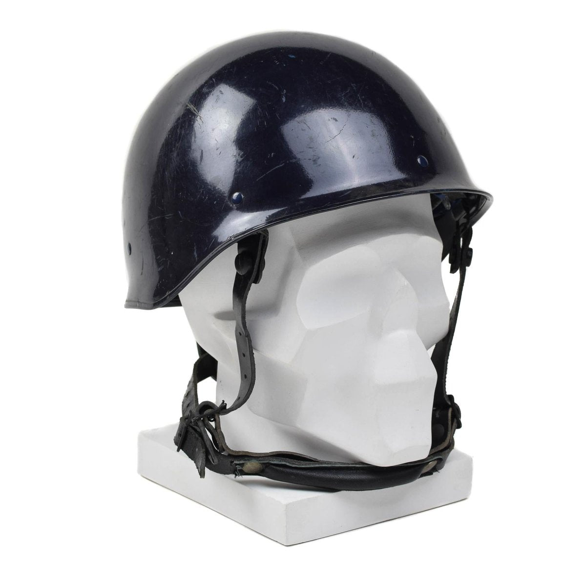 Genuine French Military MP Blue F1 tactical Helmet combat field gear vintage NEW