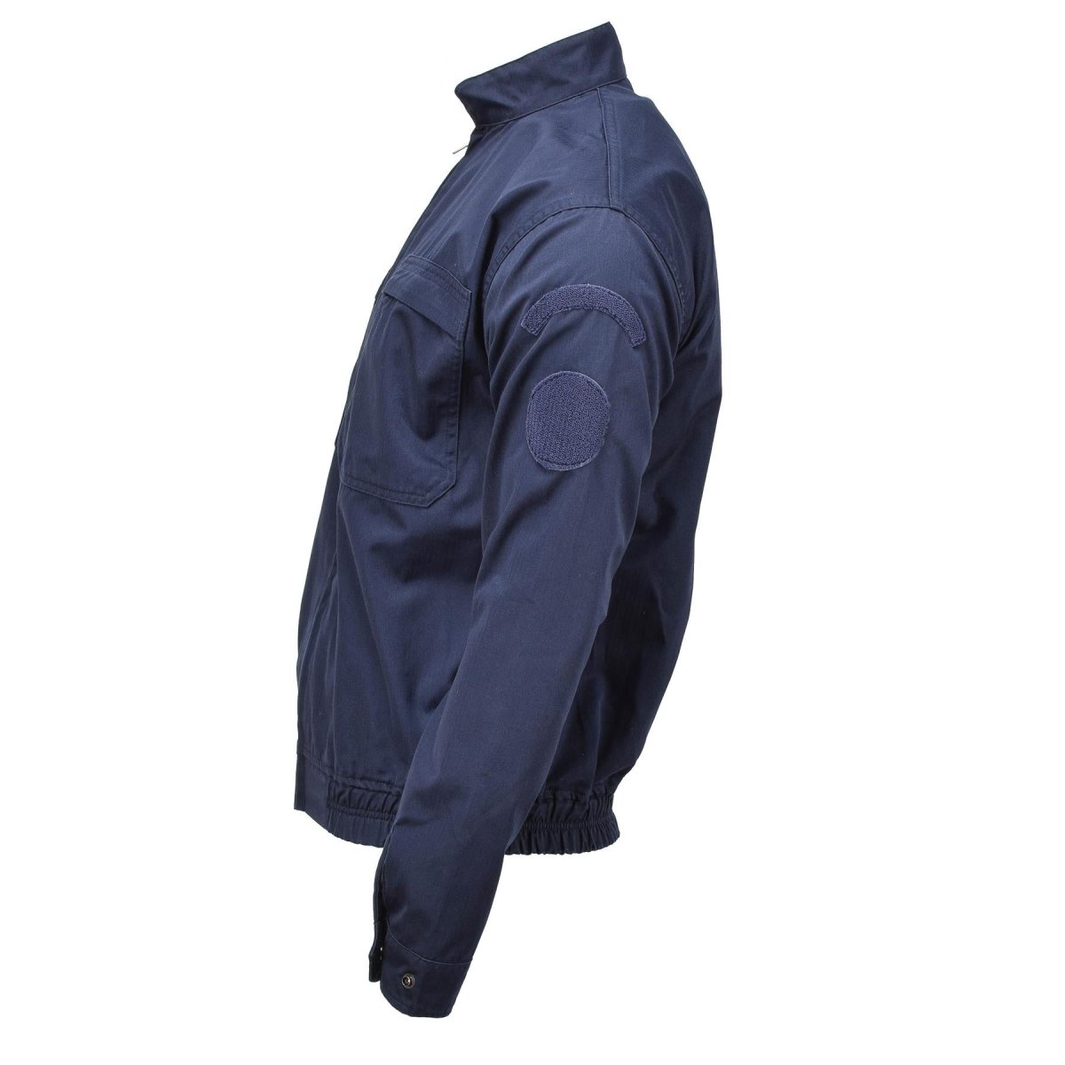 Genuine French military police sports jacket elastic waist sportswear shirt blue