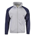 Genuine French Military school sweatshirt sports jacket running hiking grey blue