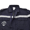 Genuine French navy coverall thermostable marine jumpsuit solid dark blue NEW
