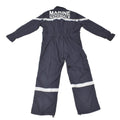 Genuine French navy coverall thermostable marine jumpsuit solid dark blue NEW