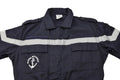 Genuine French navy coverall thermostable marine jumpsuit solid dark blue NEW