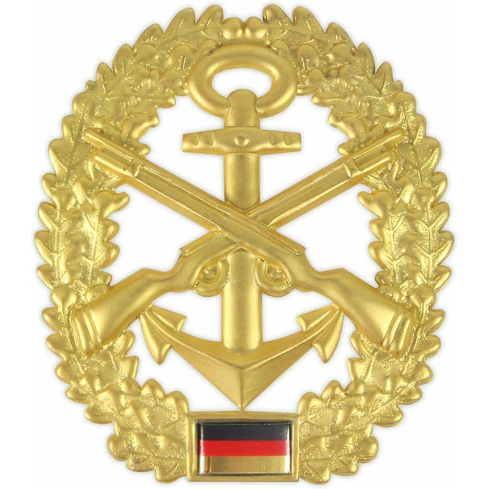 Autentico berretto dell'esercito tedesco, stemma, coccarda, protezione navale, forza Marines - GoMilitar