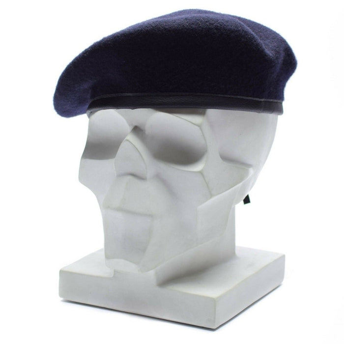 Véritable béret bleu foncé des Marines de l'armée allemande, casquette de commandement militaire en laine - GoMilitar