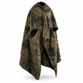 Genuine German army Shelter half tarpaulin fleckt. waterproof canvas tent poncho