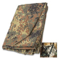 Véritable abri de l'armée allemande, demi-bâche, toile imperméable, poteaux de tente, poncho