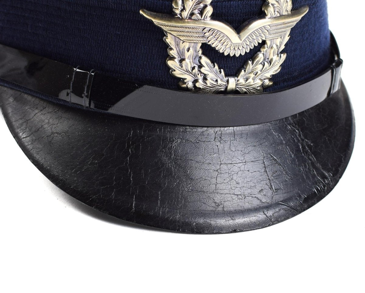 Genuine German army visor cap. Air forces military peaked hat luftware NEW