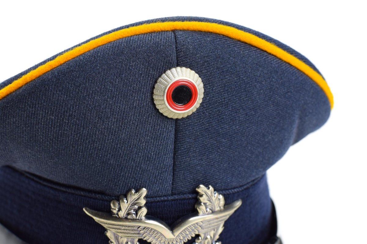 Genuine German army visor cap. Air forces military peaked hat luftware NEW