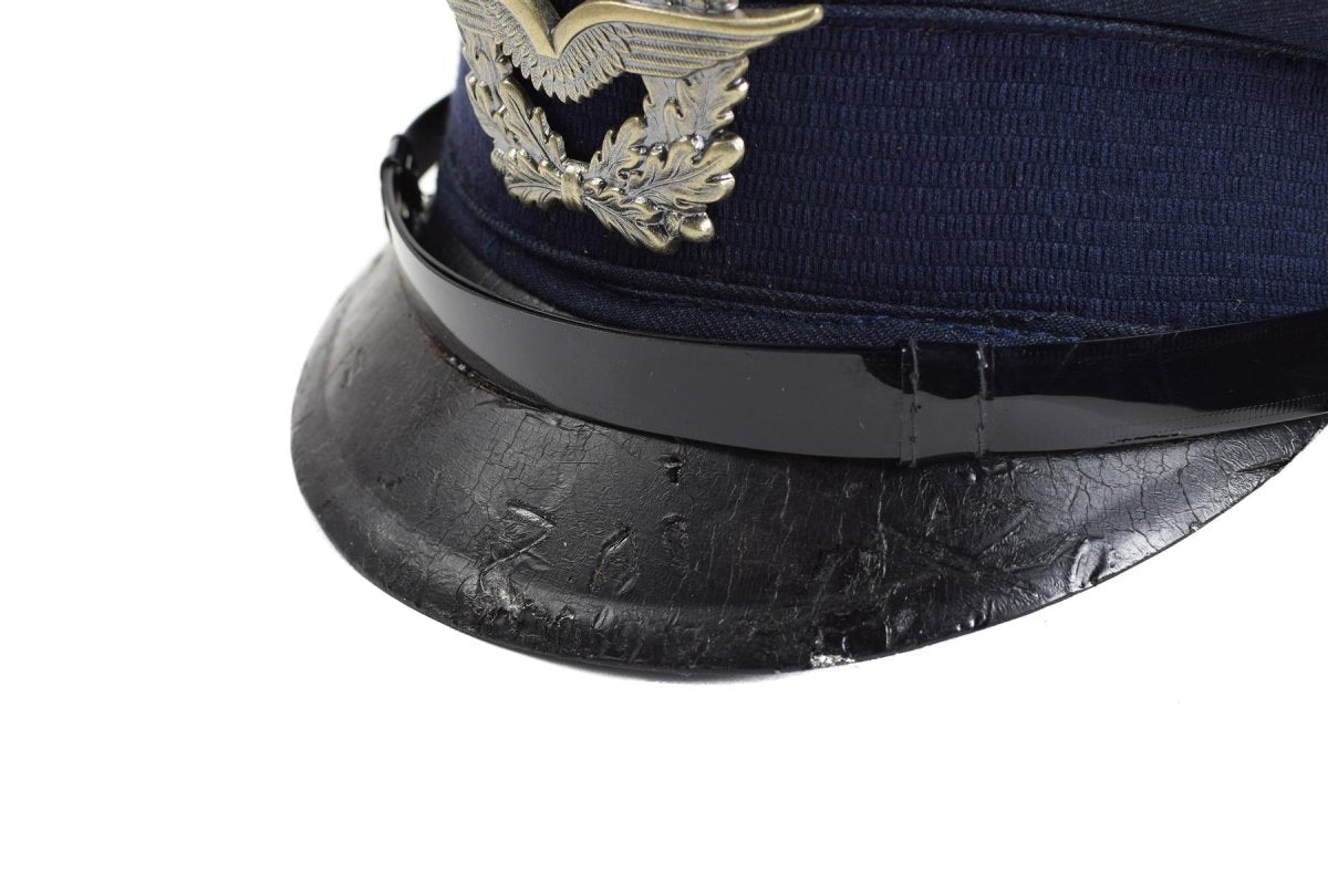 Genuine German army visor cap. Air forces military peaked hat luftware NEW