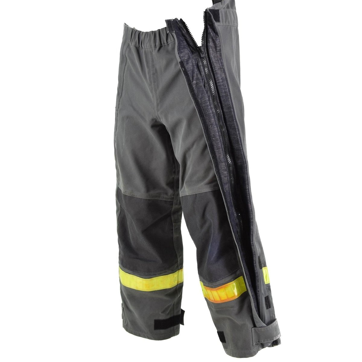 Genuine German grey protection pants heat resistant aramid bib and braces