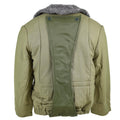 Genuine Hungarian army quilted jacket M65 fur collar Warm winter warm parka NEW