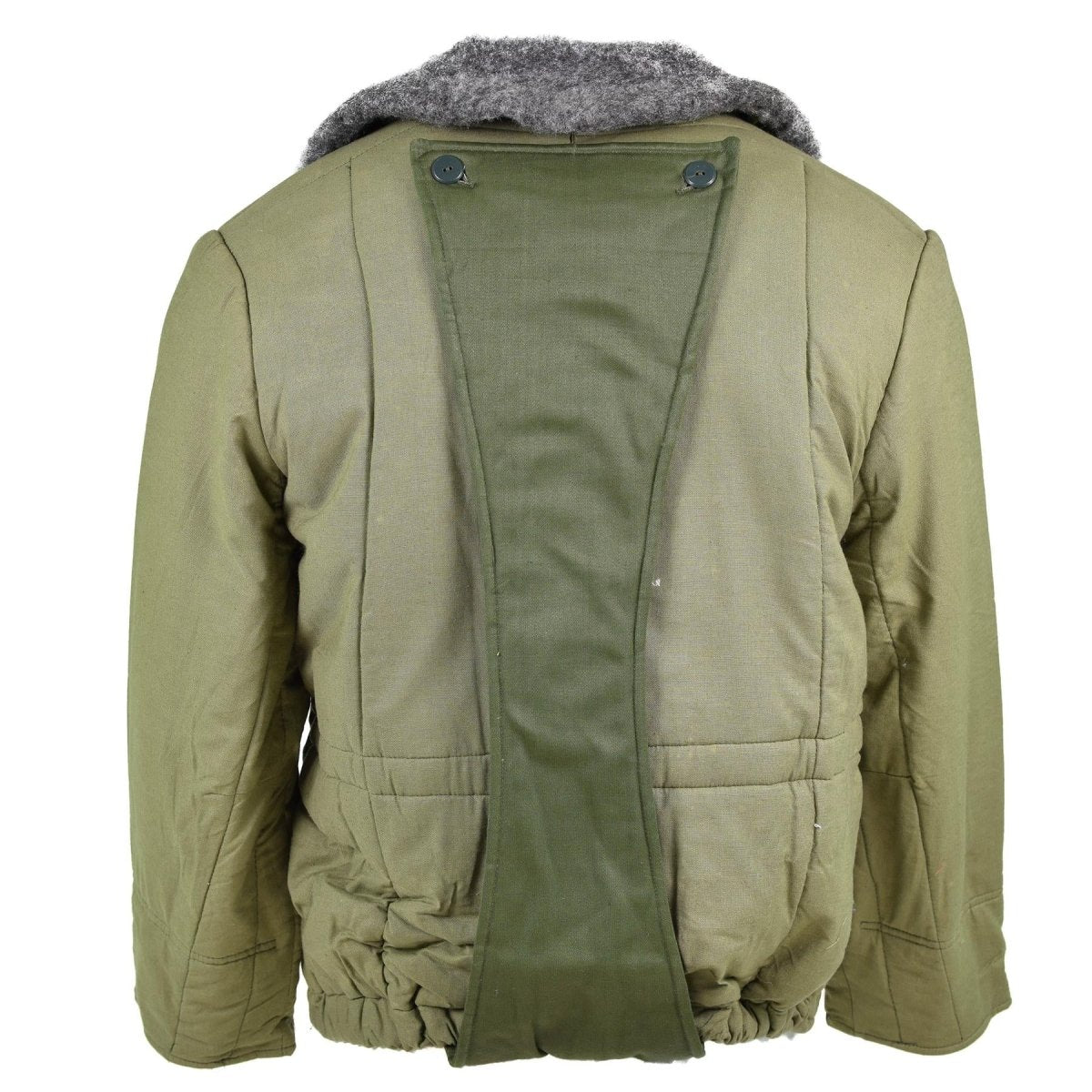 Genuine Hungarian army quilted jacket M65 fur collar Warm winter warm parka NEW