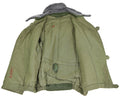 Genuine Hungarian army quilted jacket M65 fur collar Warm winter warm parka NEW