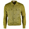 Autentica camicia dell'esercito ungherese kaki ufficiale militare a manica lunga nuova