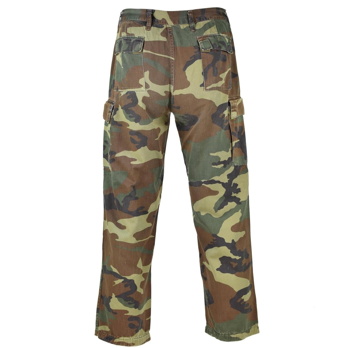 Genuine Italian army pants NATO combat cotton woodland Camouflage field trousers