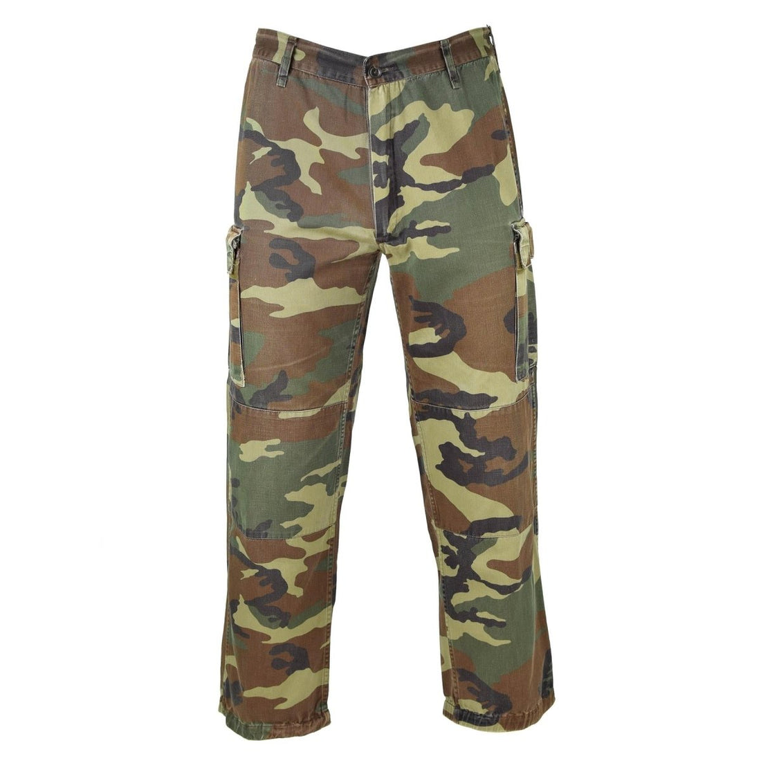 Genuine Italian army pants NATO combat cotton woodland Camouflage field trousers