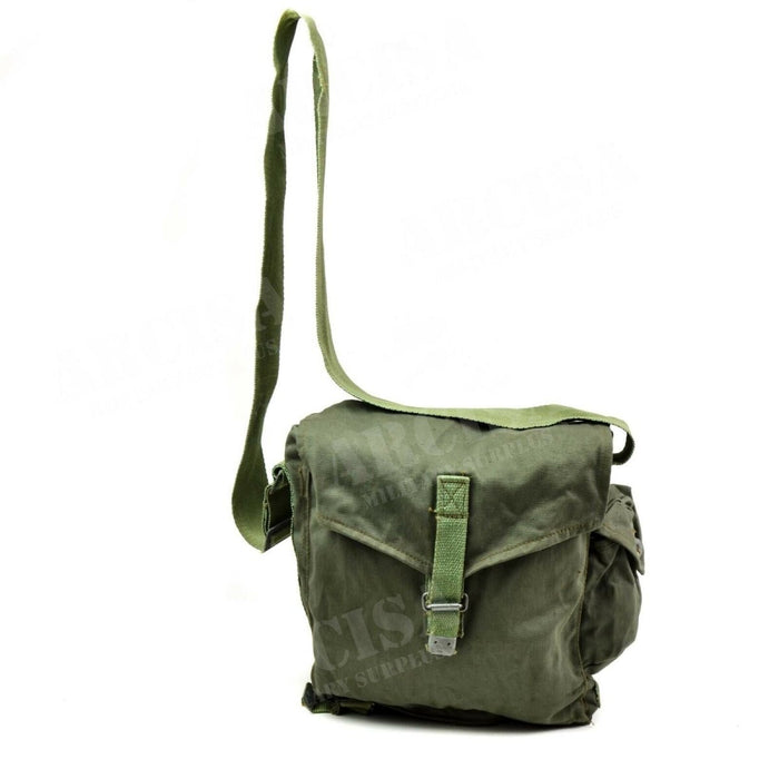 Borsa da trasporto a tracolla per maschera antigas OM-14, autentica militare polacca dell'era sovietica - GoMilitar