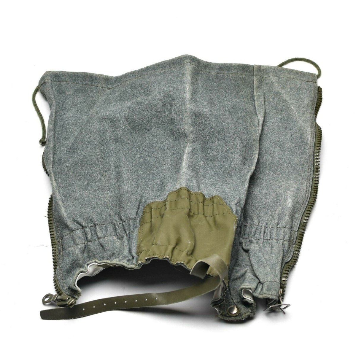 Genuine Swiss army Gaiters wool grey mountains hiking military surplus