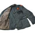 Genuine Swiss army wool jacket Switzerland military issue surplus uniform grey