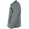 Giacca da lavoro d'esercito svizzero genuino giacca militare in denim grigio surplus vintage