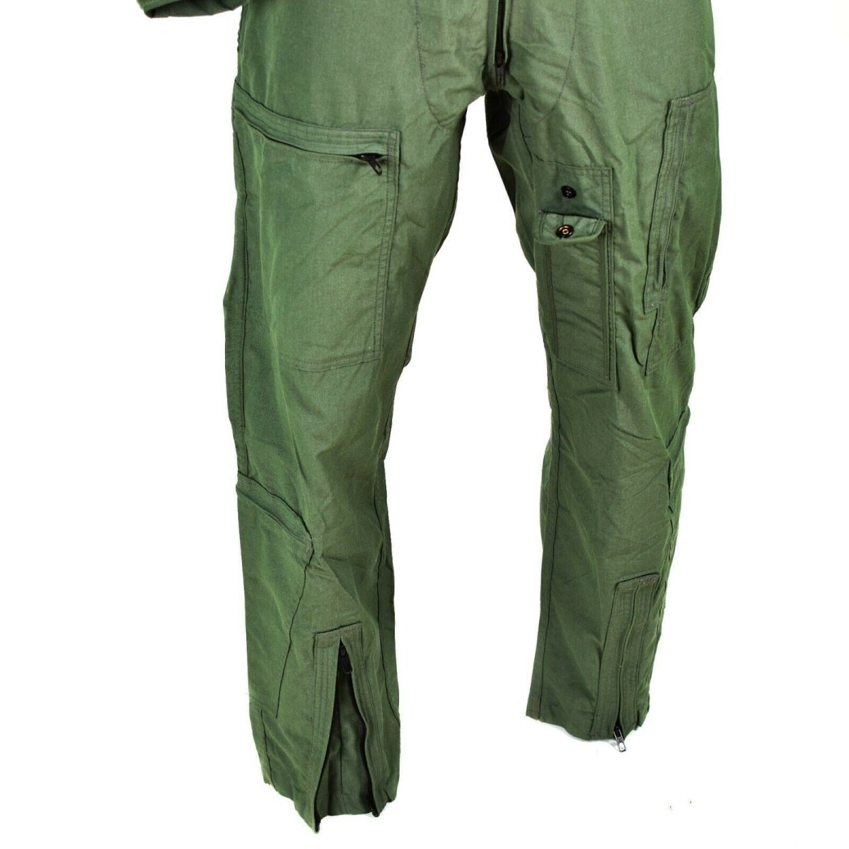 Tuta da volo autentica dell'esercito americano USAF CWU-27/P Tuta da volo verde nomex resistente al fuoco