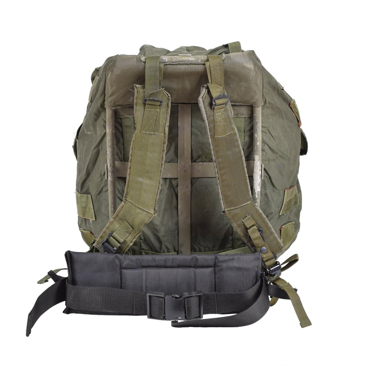 Echter US-Vintage-Militärrucksack Typ ALICE, wasserdichter 50-Liter-Camping-Tagesrucksack