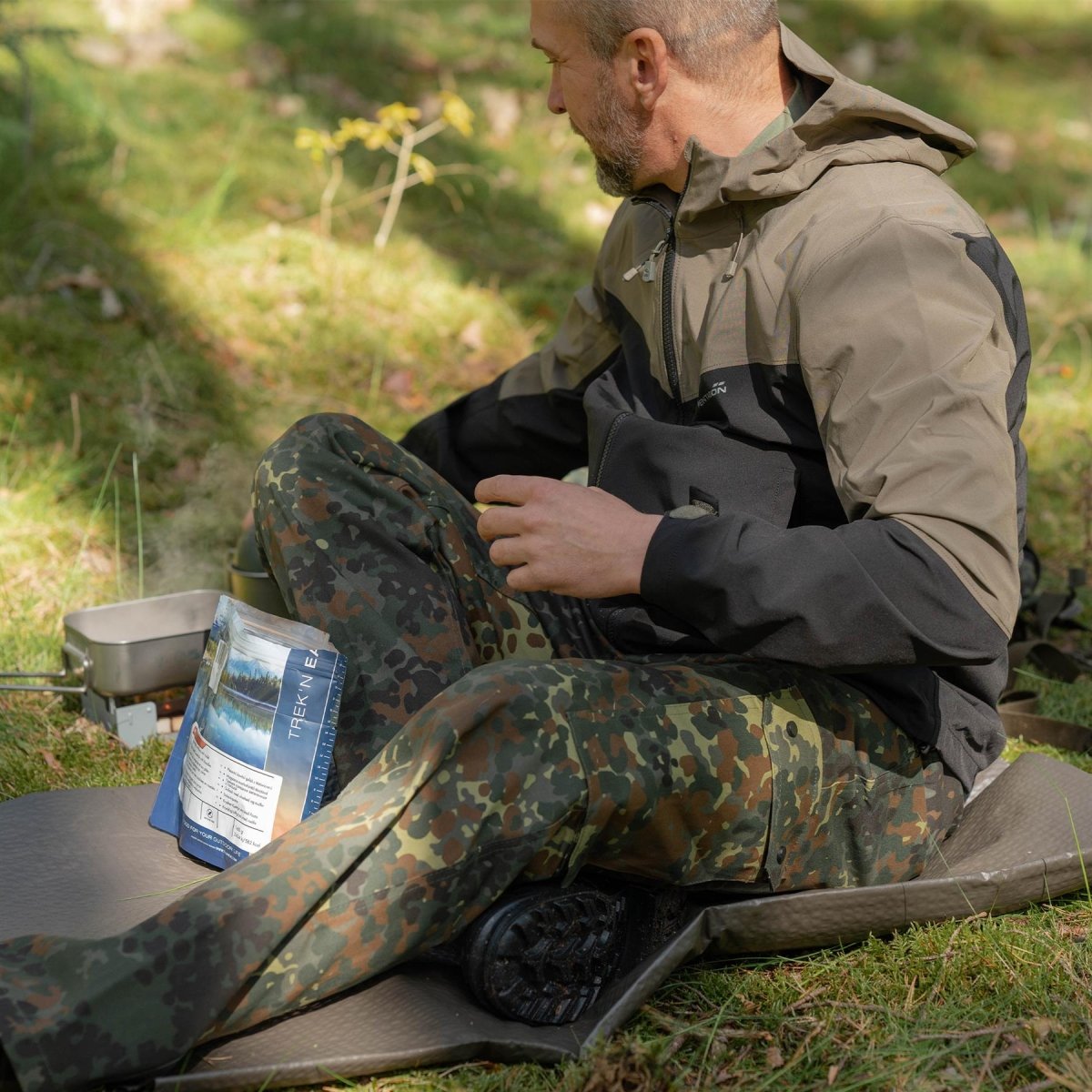 Bâche de protection pour sol de l'armée allemande, bâche militaire imperméable de qualité supérieure, NEUF 