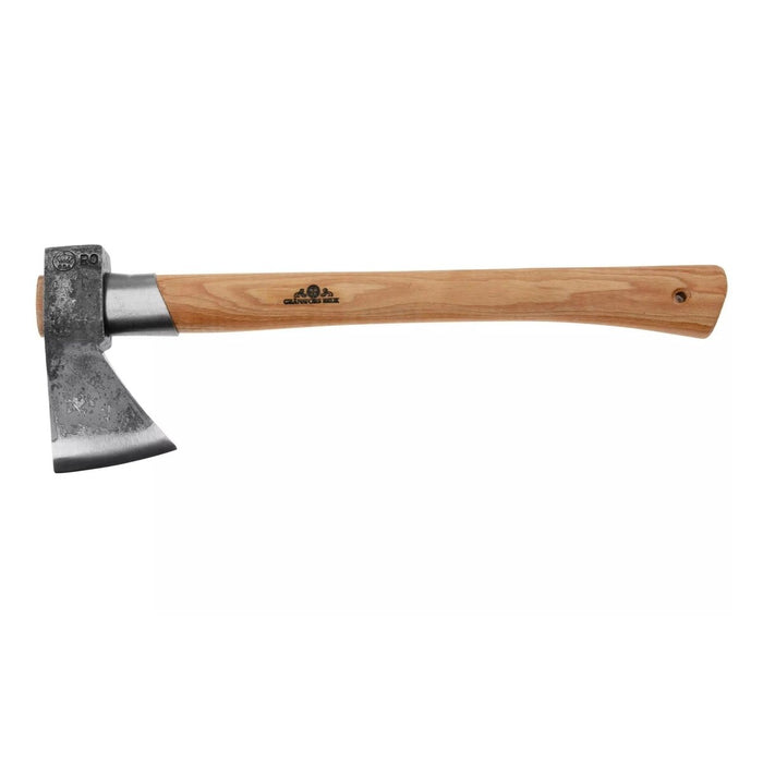 Ascia da esterno Gransfors 425 in acciaio al carbonio Accetta Bushcraft Manico in legno di noce americano - GoMilitar
