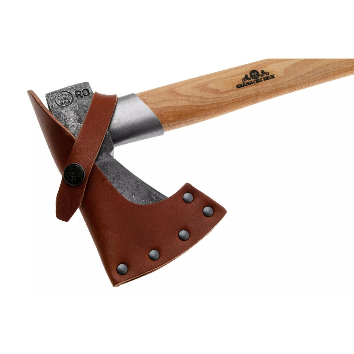 Gransfors Axe extérieure 425 en acier en carbone Bushcraft Hatchet Hickory Wood Handle