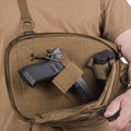 Zaino a tracolla Helikon-Tex EDC da 6,5 ​​litri in nylon cordura con trasporto nascosto nero urbano